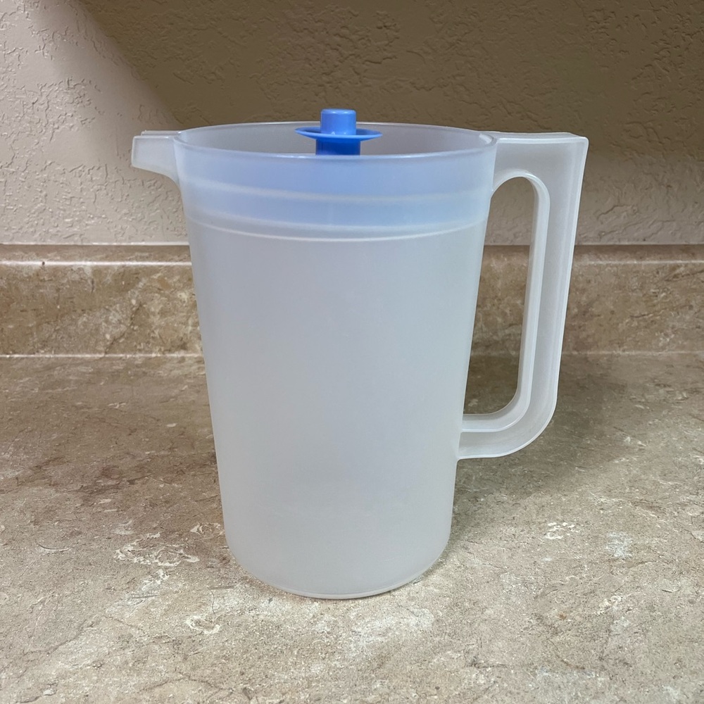 Clear Tupperware pitcher